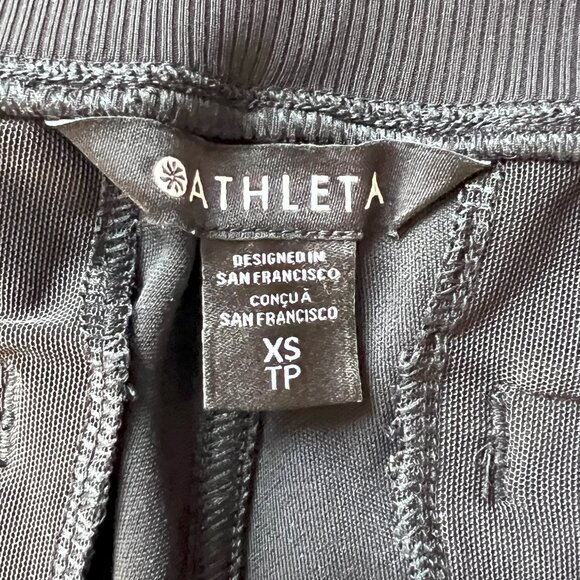 ATHLETA Venice Track Stripe Jogger Pant Sz XS Black w/White NEW w/o Tag #854423 - Picture 9 of 11